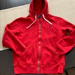 Men’s Polo Zip-Up Hoodie